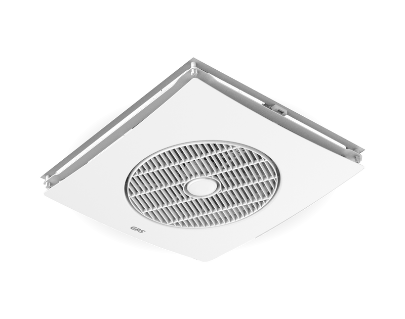 The IDF-2 is a low-profile, quiet operation ceiling tile fan with NPBI® soft ionization technology directly integrated.