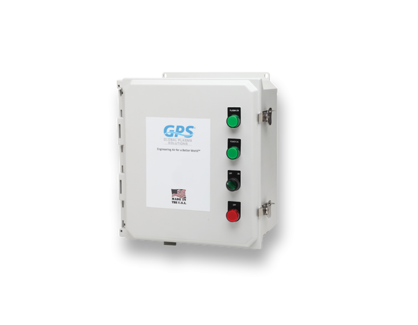 4x-rated fiberglass power supply enclosure for GPS-iMod.