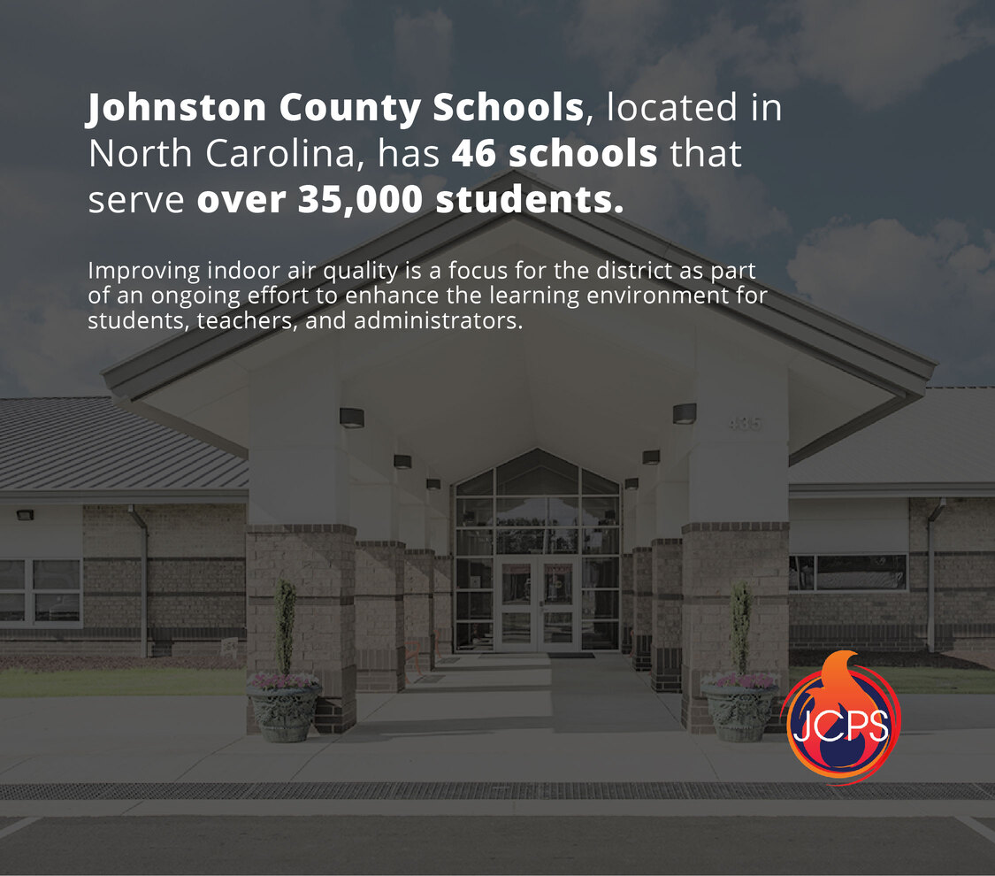 Johnston County Schools use GPS Air NPBI to improve indoor air quality and learning environment.