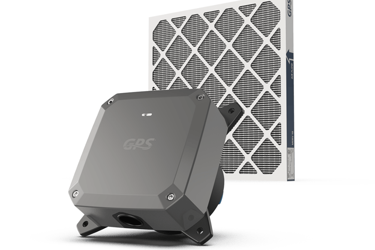 The PF-e can be paired with GPS Air Opti-Lok filters to enhance filtration and achieve optimal very fine particle reduction.